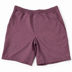 Lululemon Men's Pace Breaker Shorts 9" Size Medium Lined Purple Athletic Gym
